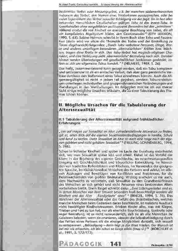 Vorschauseite 2: Geriatrieunterricht: Enttabuisierung der Alterssexualität