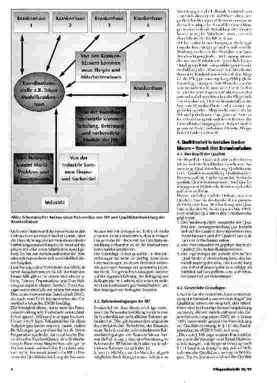 Vorschauseite 3: Aufbau eines Netzwerkes von innerbetrieblicher Fortbildung und Qualitätsentwicklung der Krankenhäuser