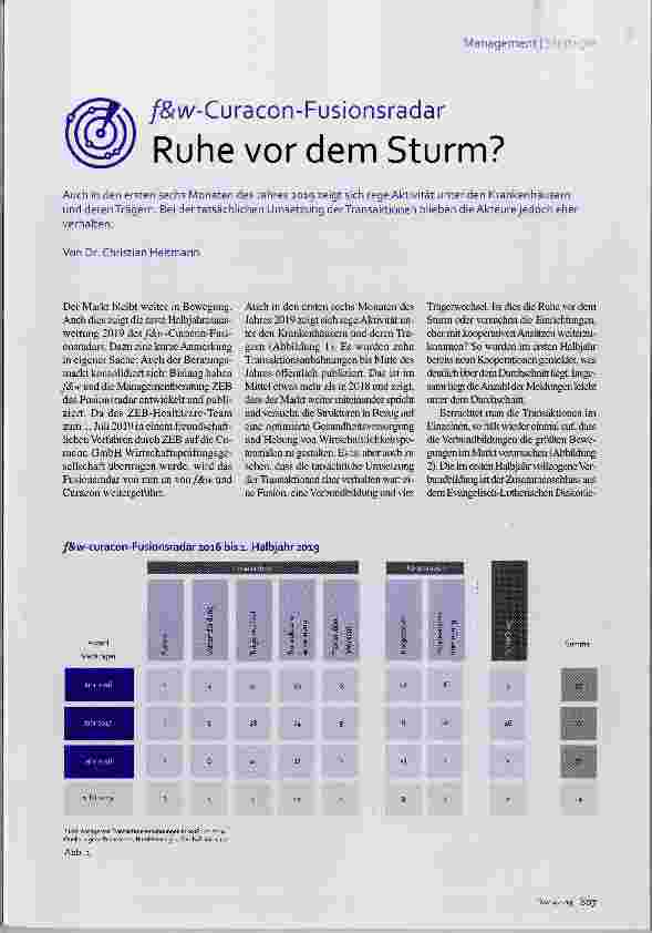 Vorschauseite 1: Ruhe vor dem Sturm?