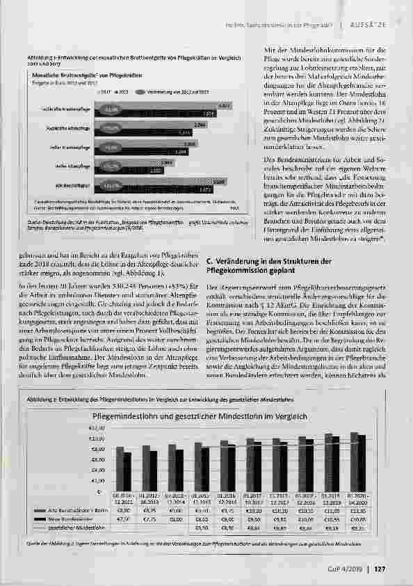 Vorschauseite 2: Tarifautonomie in der Pflege ade?
