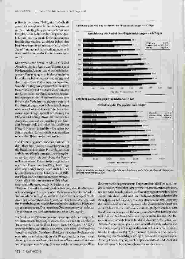 Vorschauseite 3: Tarifautonomie in der Pflege ade?