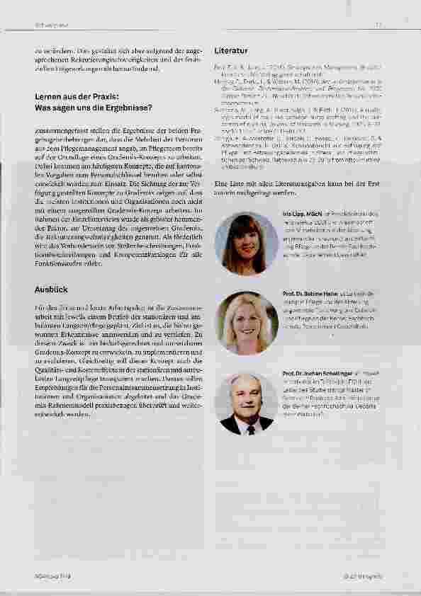 Vorschauseite 5: Grademix in der Schweizer Langzeitpflege: Konzepte, Einflussfaktoren und Umsetzung