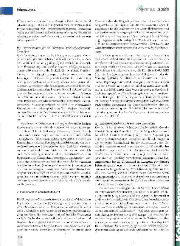 Vorschauseite 3: Die rechtlichen Rahmenbedingungen für eine Internationalisierung des Krankenhausmarktes