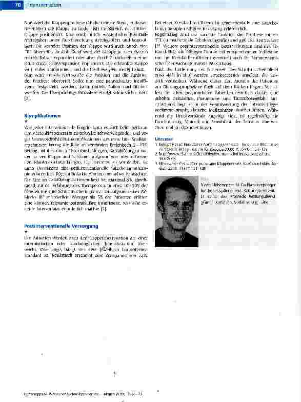 Vorschauseite 3: Perkutaner Aortenklappenersatz