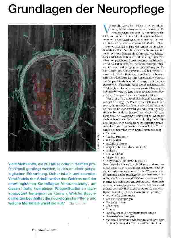 Vorschauseite 1: Grundlagen der Neuropflege