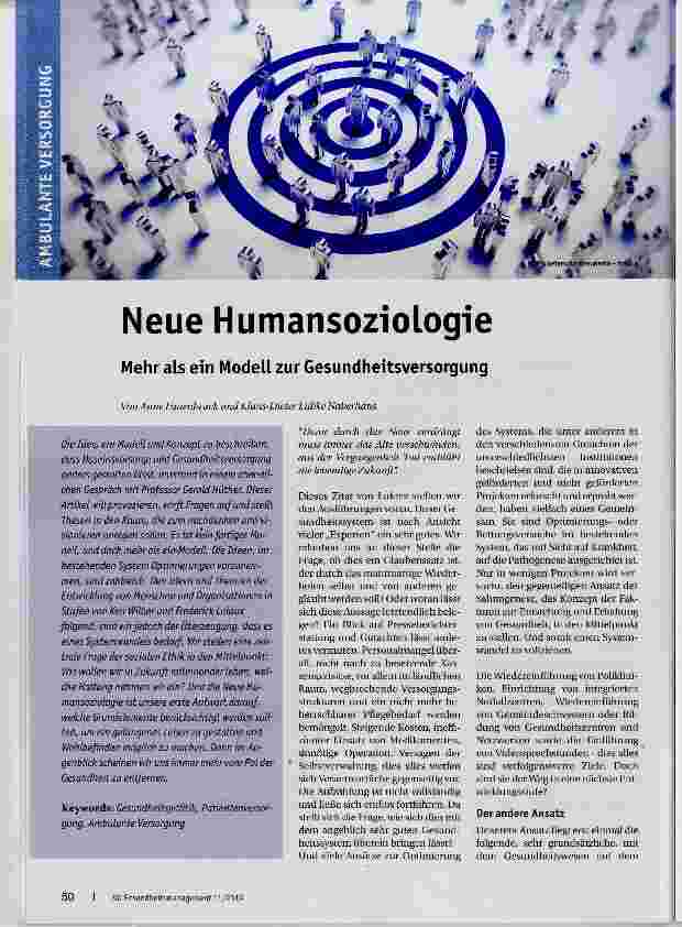 Vorschauseite 1: Neue Humansoziologie