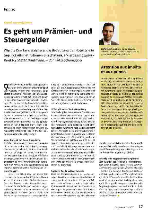 Vorschauseite 1: Es geht um Prämienund Steuergelder
