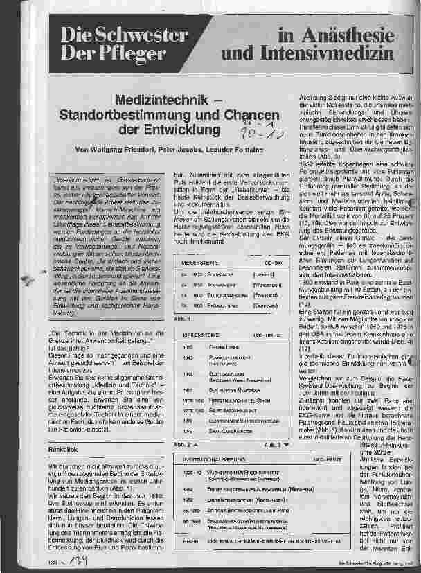 Vorschauseite 1: Medizintechnik - Standortbestimmung und Chancen der Entwicklung