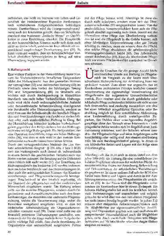 Vorschauseite 4: Vorbehaltene Aufgabenbereiche für Pflegeberufe 2. Teil
