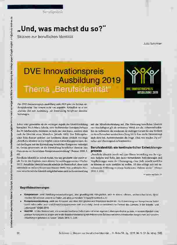 Vorschauseite 1: Und, was machst du so?