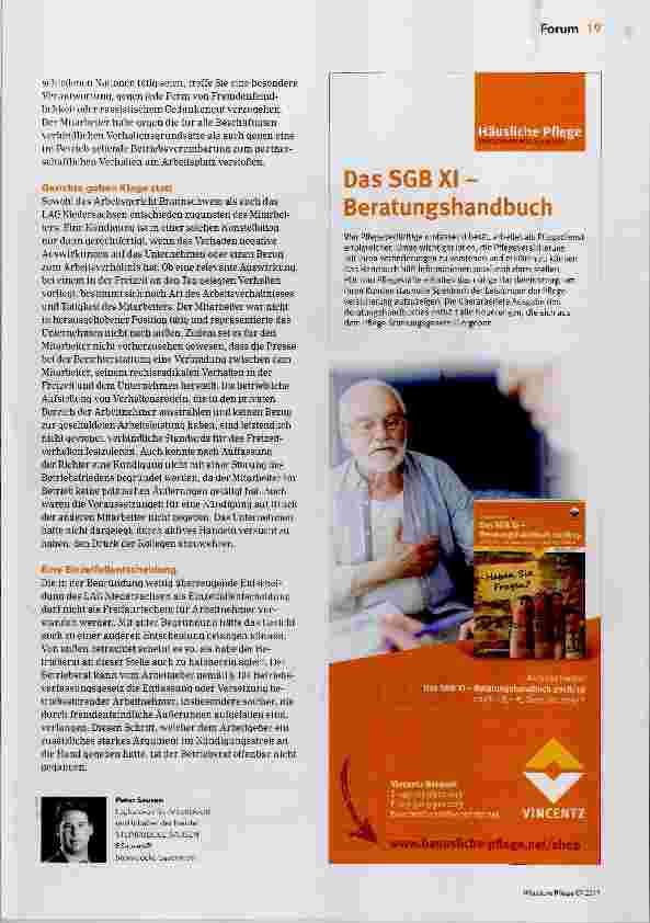 Vorschauseite 2: Außerdienstliches Verhalten als Kündigungsgrund?