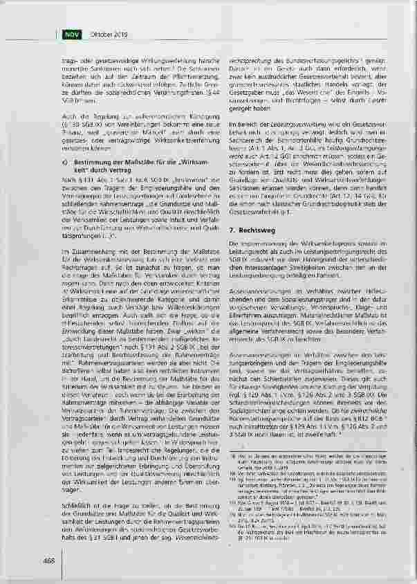 Vorschauseite 3: Die Einführung von Instrumenten der Wirkungssteuerung durch das Bundesteilhabegesetz und ihre rechtlichen Implikationen Teil 2