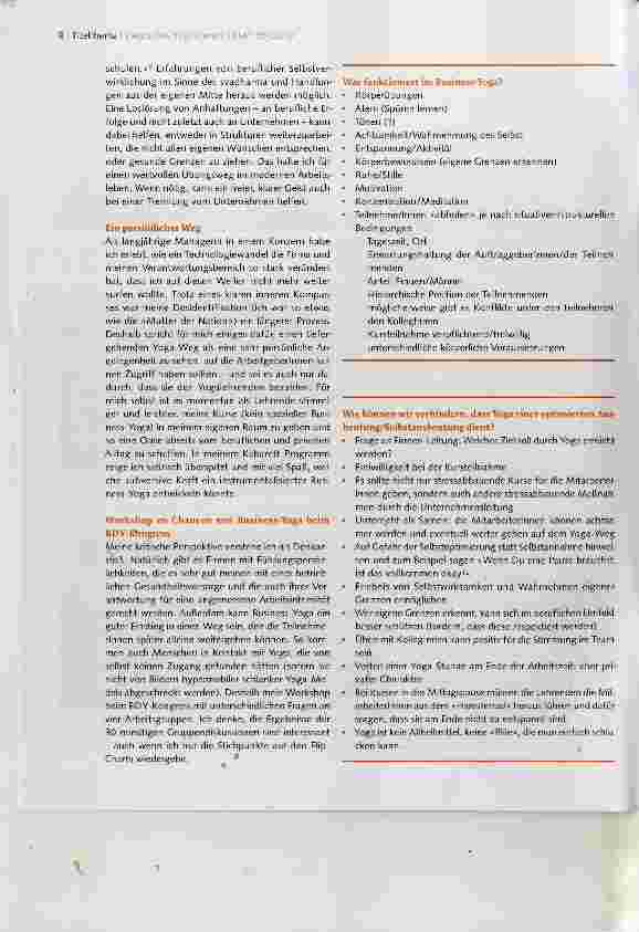 Vorschauseite 3: Business-Yoga - Lassen wir uns instrumentalisieren ?