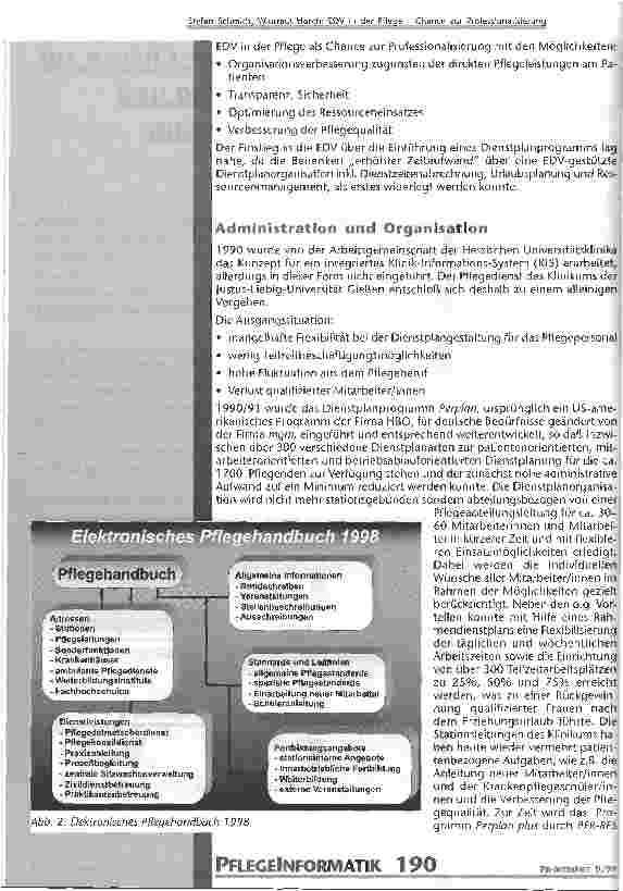 Vorschauseite 2: EDV in der Pflege - Chance zur Professionalität und Qualitätsverbesserung