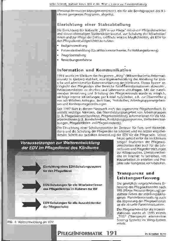 Vorschauseite 3: EDV in der Pflege - Chance zur Professionalität und Qualitätsverbesserung