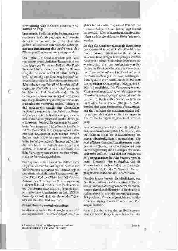 Vorschauseite 3: Neuer Aufwind für Krankenwohnungen