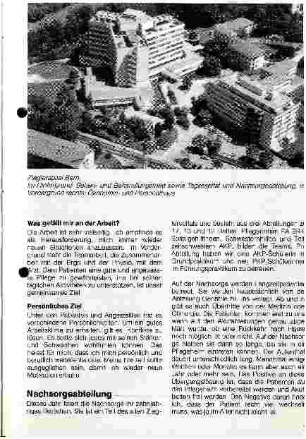 Vorschauseite 2: Krankenpflegerinnen FA SRK stellen ihre Arbeit vor