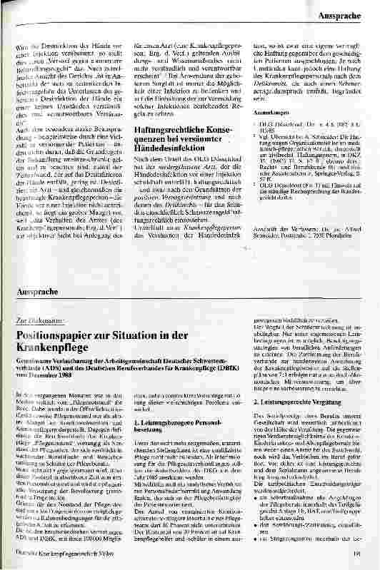 Vorschauseite 2: Haftung bei versäumter Händedesinfektion