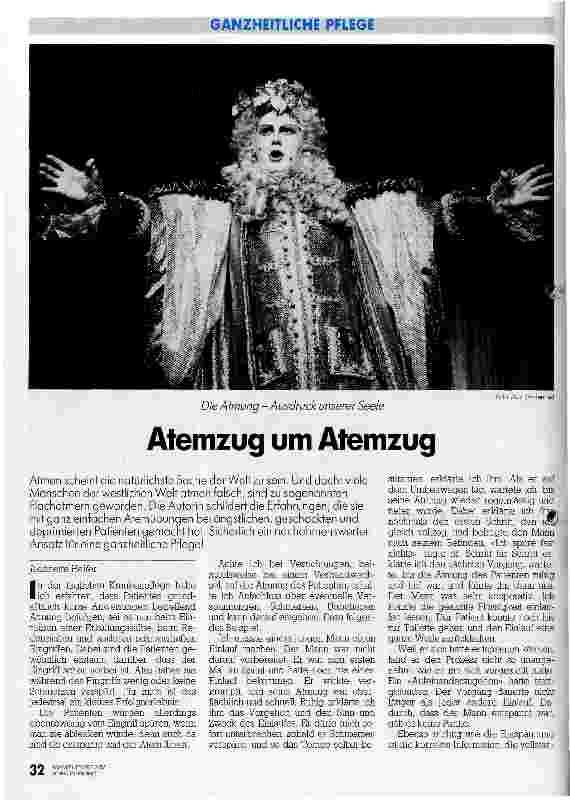 Vorschauseite 1: Atemzug um Atemzug Die Atmung - Ausdruck unserer Seele