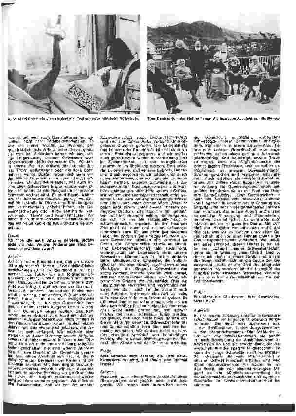 Vorschauseite 6: Die Frauenhilfs-Diakonie-Schwesternschaft im Rheinland e.V.