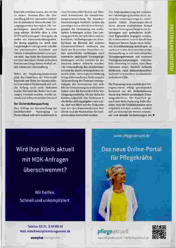 Vorschauseite 2: Die neue Bedarfsplanungsrichtlinie des G-BA