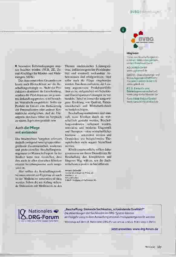 Vorschauseite 2: Neue Wege im Beschaffungsmanagement Mehr Mannschaftssport ist angesagt