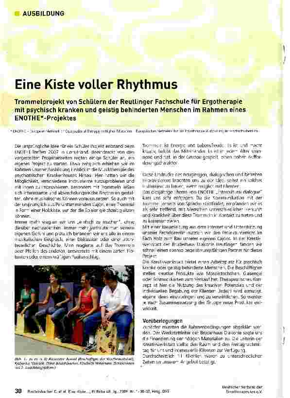 Vorschauseite 1: Eine Kiste voller Rhythmus