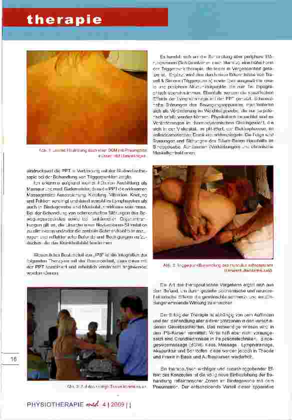 Vorschauseite 2: Schmerztherapie mit IPS Integrative Pneumatische Schmerzzonenund Bindegewebsmassage