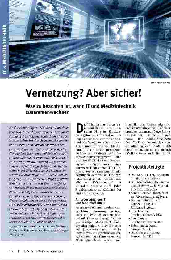 Vorschauseite 1: Vernetzung? Aber sicher!