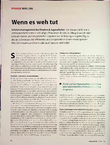 Vorschauseite 1: Wenn es weh tut