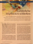Vorschauseite 1: Gefährliche Impflücken schließen