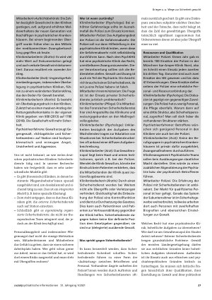 Vorschauseite 2: Wege zur Sicherheit gesucht