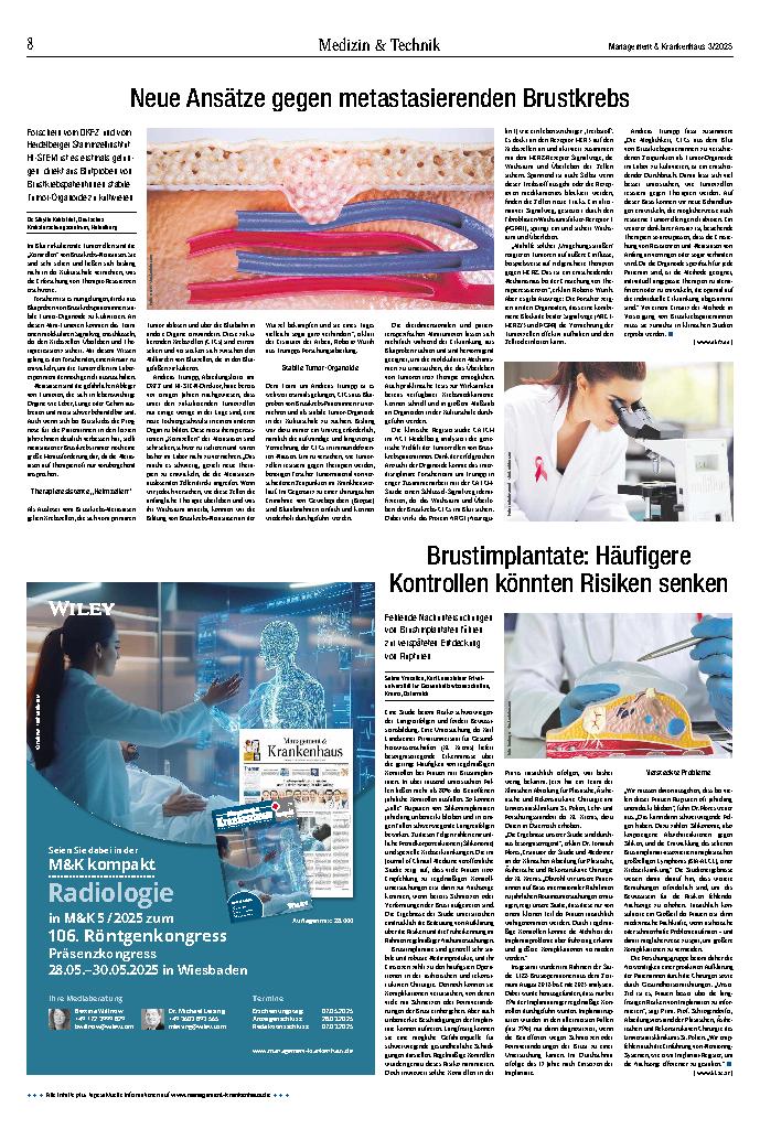 Vorschauseite 4: Medizin und Technik