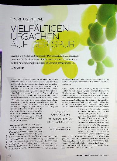 Vorschauseite 1: Pruritus Vulvae Vielfältigen Ursachen auf der Spur