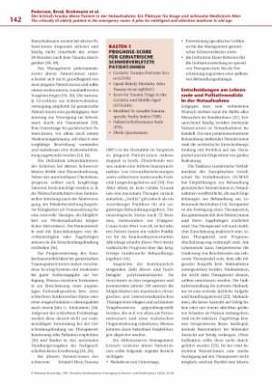 Vorschauseite 5: Der kritisch kranke ältere Patient in der Notaufnahme: Ein Plädoyer für kluge und achtsame Medizin im Alter