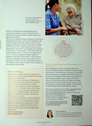 Vorschauseite 4: Besser betreuen mit der Krafi des Humors