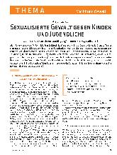 Vorschauseite 1: Sexualisierte Gewalt gegen Kinder und Jugendliche