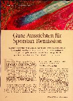 Vorschauseite 1: Gute Aussichten für Spontanremission