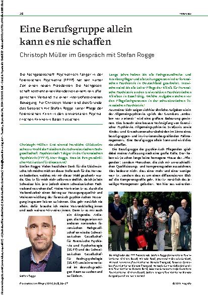 Vorschauseite 1: Eine Berufsgruppe allein kann es nie schaffen.