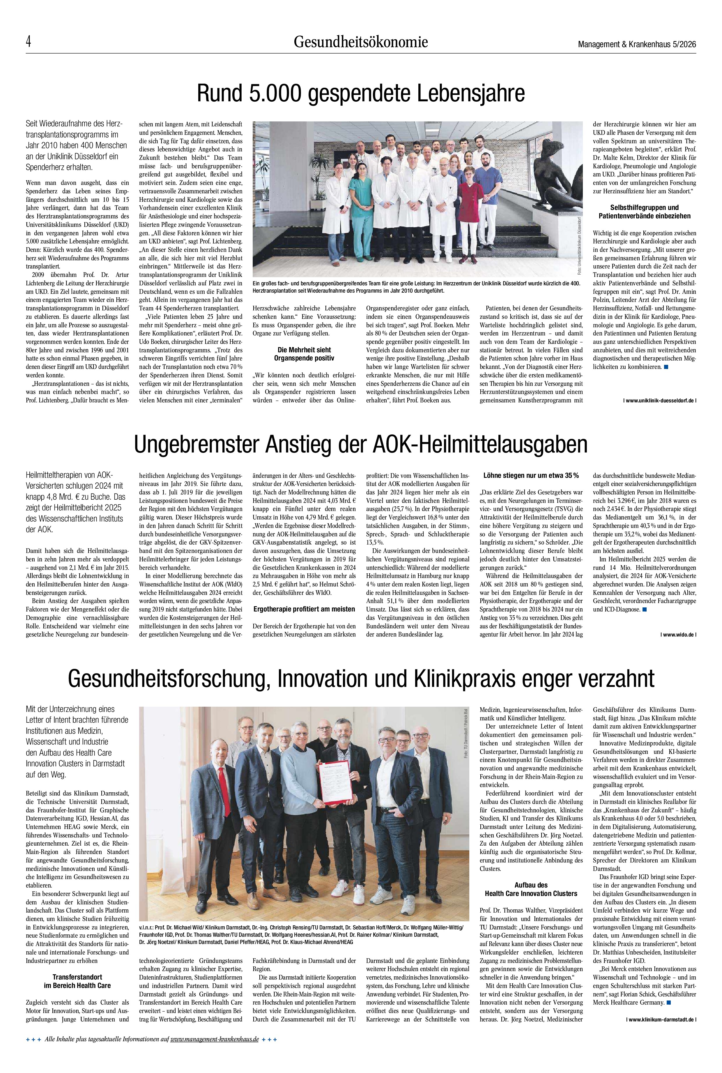 Vorschauseite 3: Gesundheitspolitik