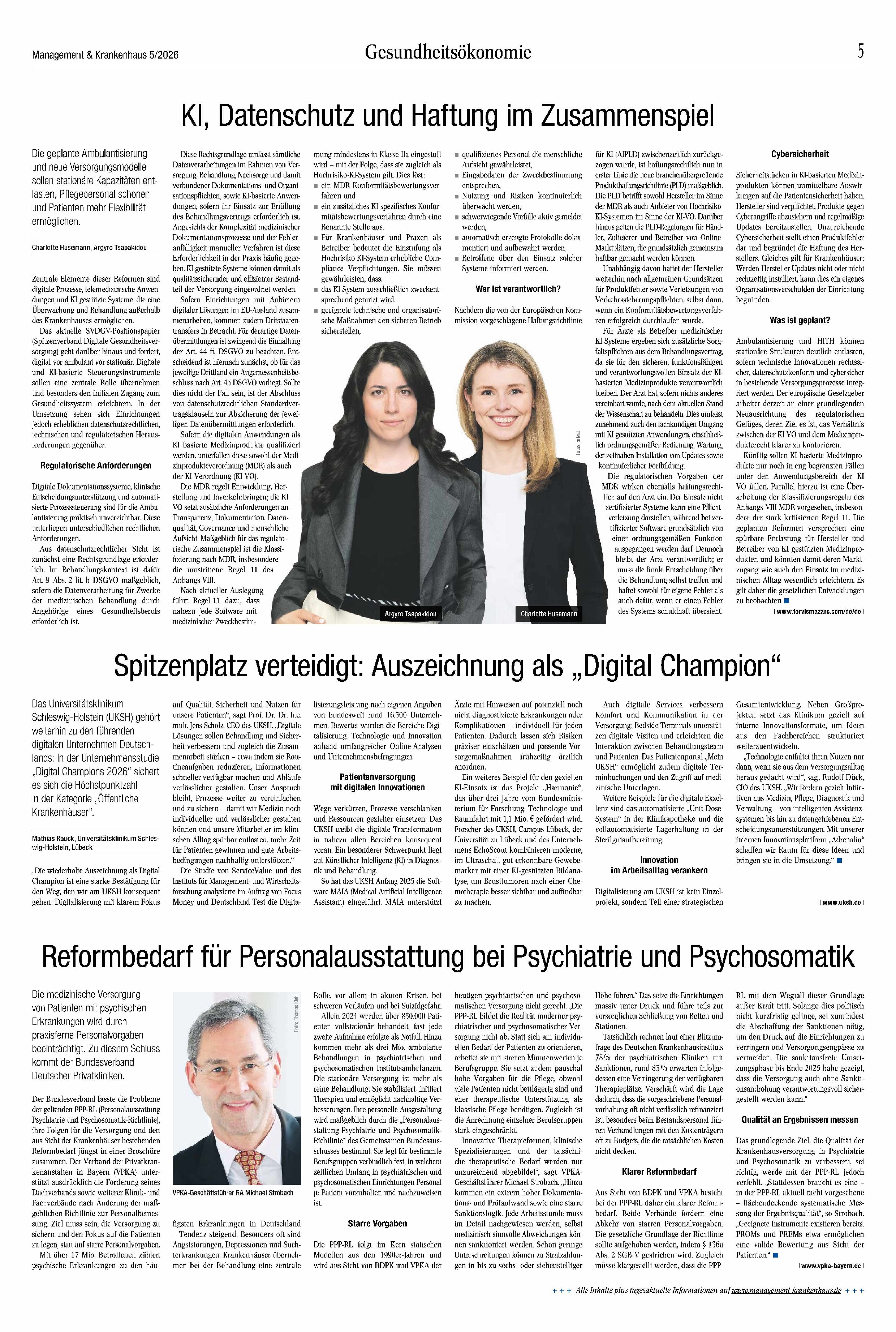 Vorschauseite 4: Gesundheitspolitik