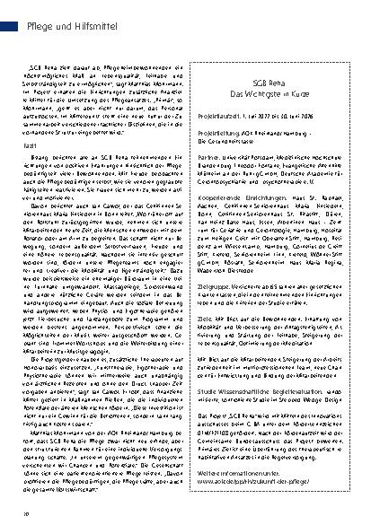Vorschauseite 3: SGB Reha schenkt Pflegebedürftigen mehr Lebensqualität