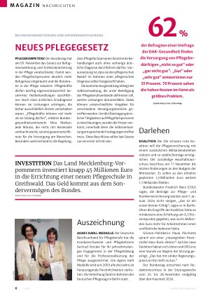Vorschauseite 1: Neues Pflegegesetz