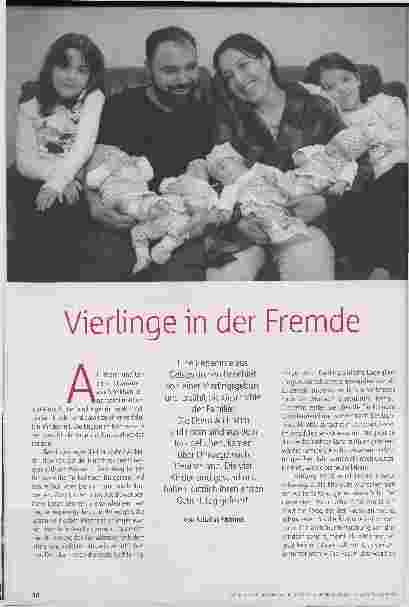 Vorschauseite 1: Vierlinge in der Fremde