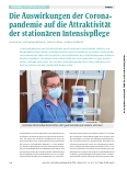 Vorschauseite 1: Die Auswirkungen der Coronapandemie auf die Attraktivität der stationären Intensivpflege