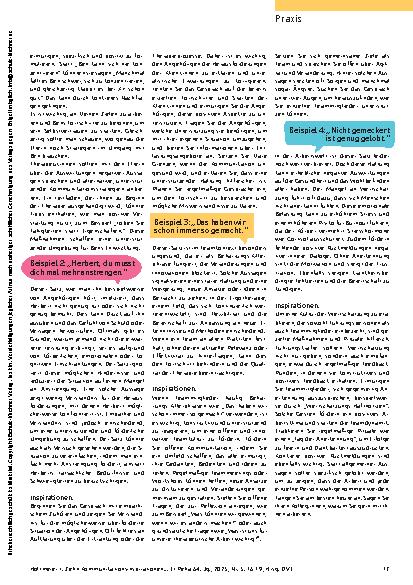 Vorschauseite 2: Gesünder kommunizieren im Therapiealltag Zehn Kommunikationsinspirationen