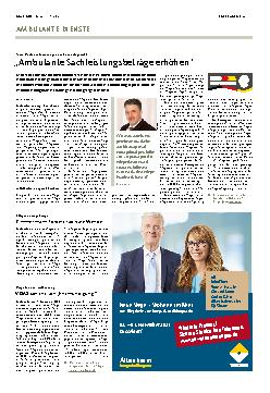 Vorschauseite 1: "Ambulante Sachleistungsbeträge erhöhen"