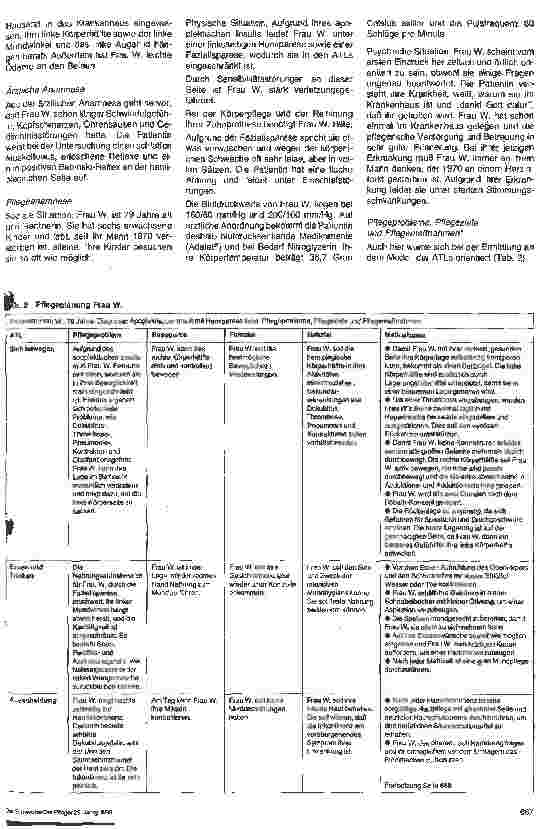 Vorschauseite 4: Braun-Preis für Krankenpflegeschulen 1989 - Thema: Der Pflegeprozeß und seine praktische Anwendung