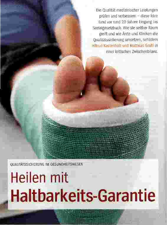 Vorschauseite 1: Heilen mit Haltbarkeits-Garantie