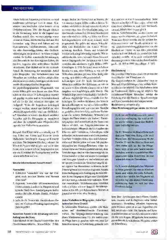 Vorschauseite 2: Biographiearbeit - Rational oder Emotional?